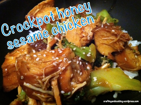 crockpot honey sesame chicken 7