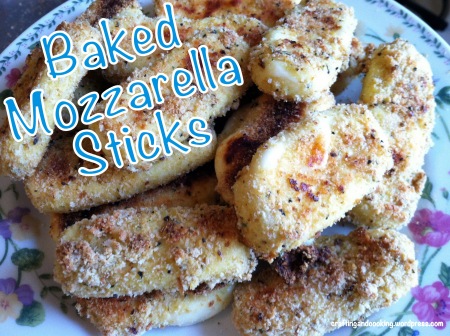 Baked Mozzarella Sticks 8
