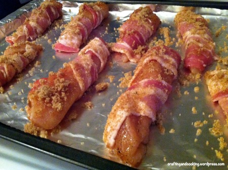Bacon-wrapped sweet and spicy chicken 2